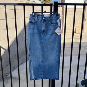 Mother Superior Blue Denim Skirt